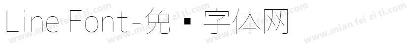 Line Font字体转换